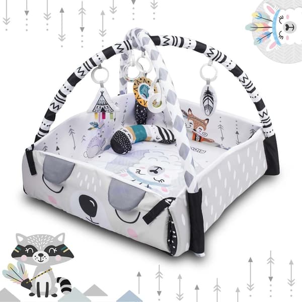Interaktiv utbildningsmatta 110 x 100 cm Boho Ricokids