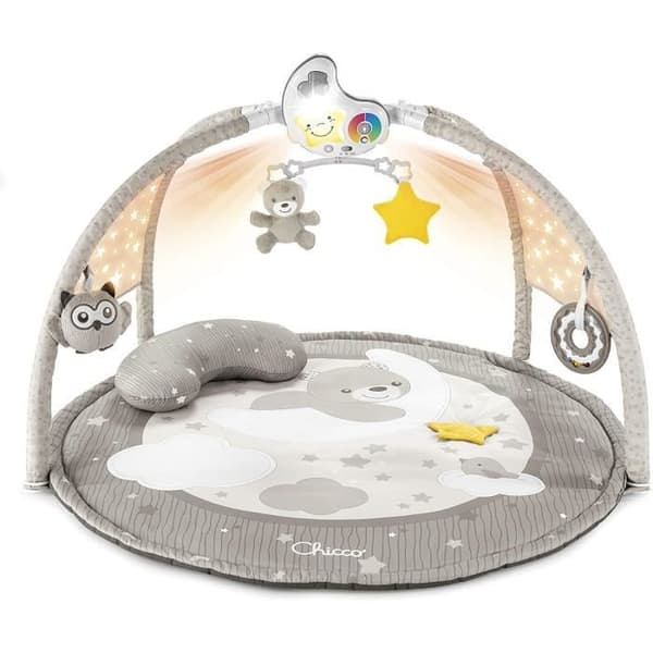 3 i 1 babygym - CHICCO - Enjoy Colors - Grå - Blandat - 83 cm diameter