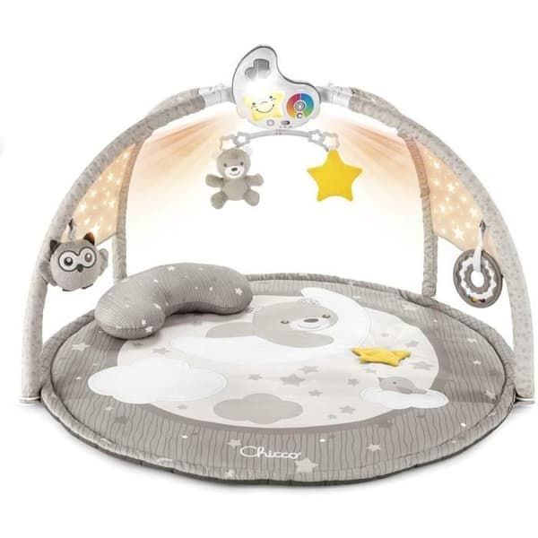 3 i 1 babygym - CHICCO - Enjoy Colors - Grå - Blandat - 83 cm diameter