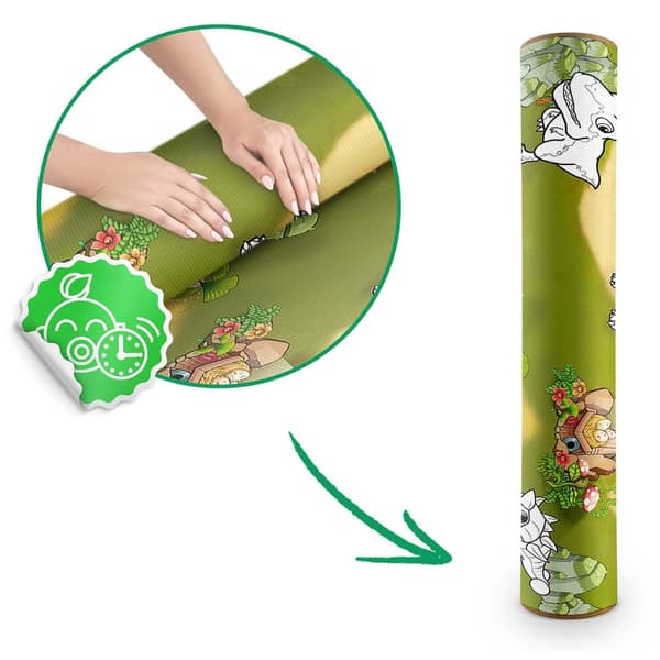 Rullattu vaahtovärjäysmatto 120 x 90 x 0,3 cm Ricokids RK-344