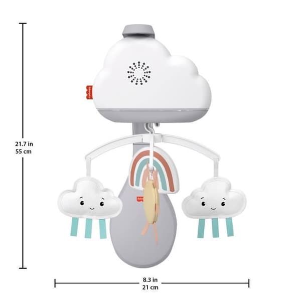Fisher-Price - 2-i-1 Rainbow Mobile - 1:a ålderns födelseleksak