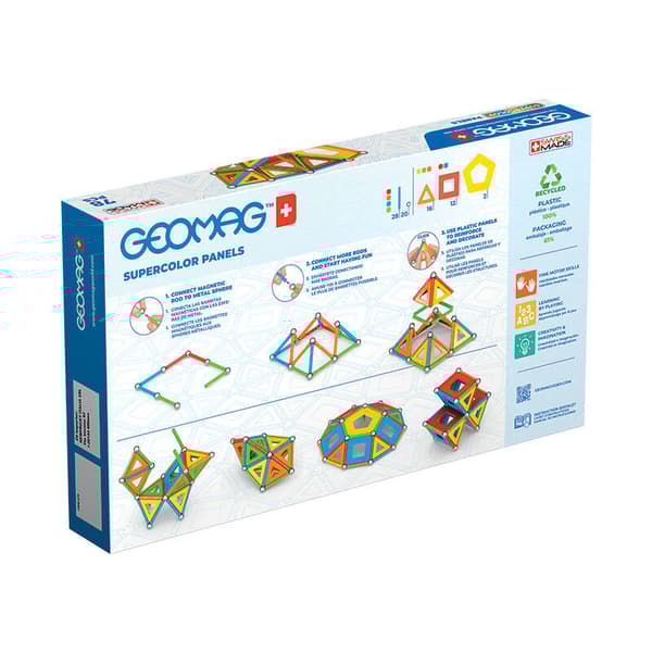 Supercolor Paneler Genbrugte 78-dele GEOMAG GEO-379