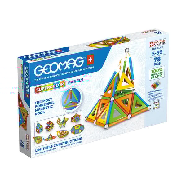 Supercolor Paneler Genbrugte 78-dele GEOMAG GEO-379