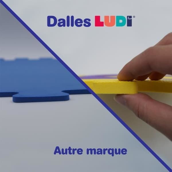 Vanliga skumplattor - LUDI - 90 x 90 cm - Isolering, dämpning, motstånd - Baby