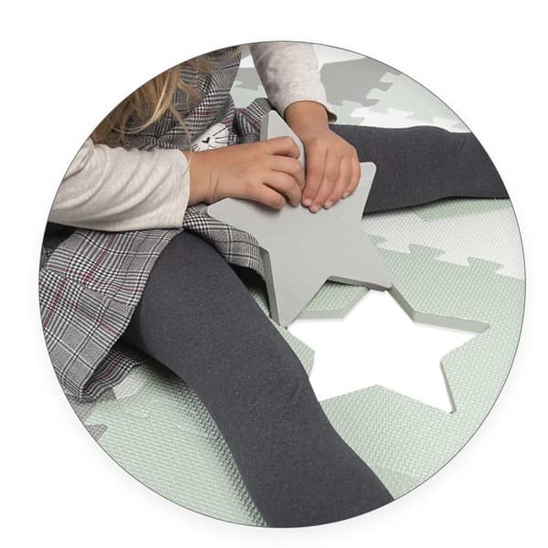 Ekstra tyk EVA-skum puslespilsmåtte til børn - 151x151cm, vandtæt & anti-slip, sikker & nem at rense