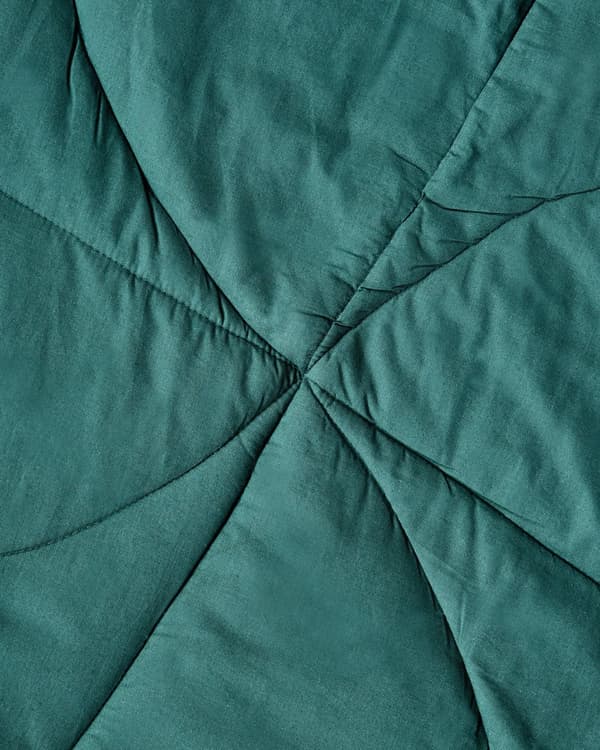 Lekematte i Grønn Bomull Kløverformet Quiltet 110 x 110 cm Barneromstilbehør for Barn