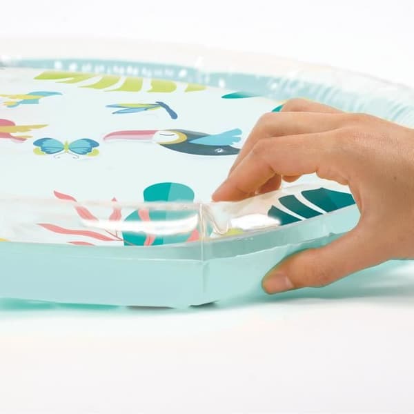 LUDI - Jungle Water Mat - Sensorisk aktivitetsmatta för att väcka baby - Från 10 månader