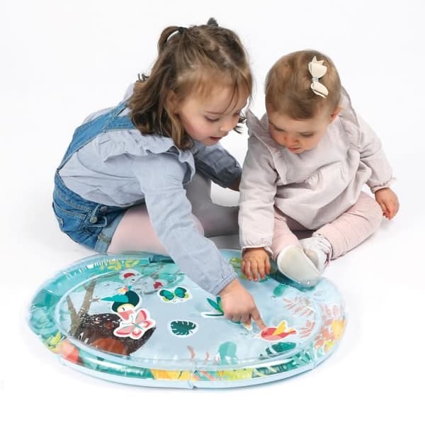 LUDI - Jungle Water Mat - Sensorisk aktivitetsmatta för att väcka baby - Från 10 månader