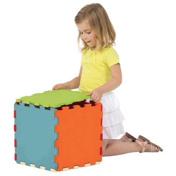Vanliga skumplattor - LUDI - 90 x 90 cm - Isolering, dämpning, motstånd - Baby