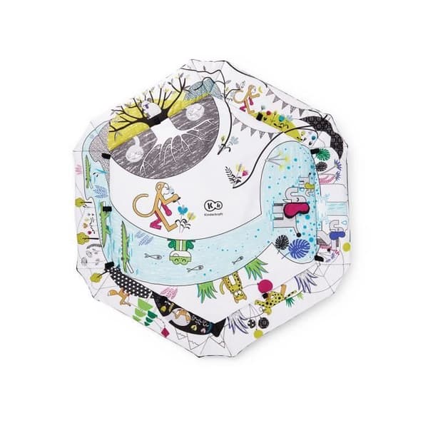 Kinderkraft SMARTPLAY lekmatta - Lekhagefunktion - Leksaker ingår - CE EN 71-1 standard
