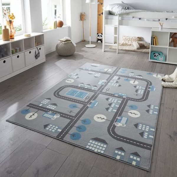 Matta - Hanse Home - Town Grey - 80 x 150 cm - Polypropen och jute