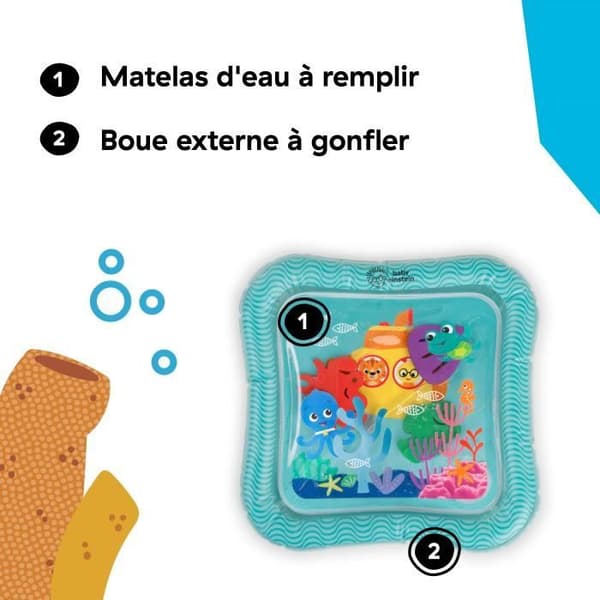 BABY EINSTEIN Ocean Explorers Sensory Discovery Water Mat - 0 till 36 månader