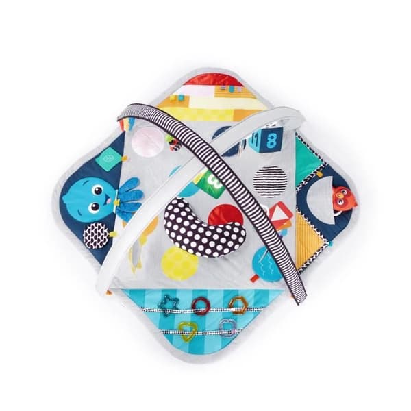BABY EINSTEIN Skalbar lekmatta från nyfödd till småbarn, 18 leksaker/aktiviteter Ljus/melodier