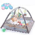 Miniatyrbild 1 av 7: OBOSOE Baby Lekmatta ,Baby Gym för 0-12 månader, Grå