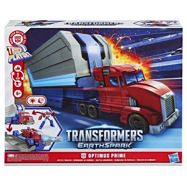 Earthspark Optimus Prime Battle Trailer