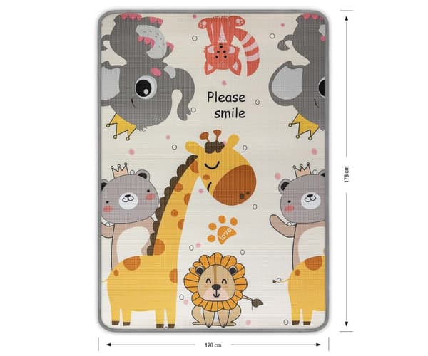 Milly Mally Roll-up Skummåtte Kinder Sea and Africa