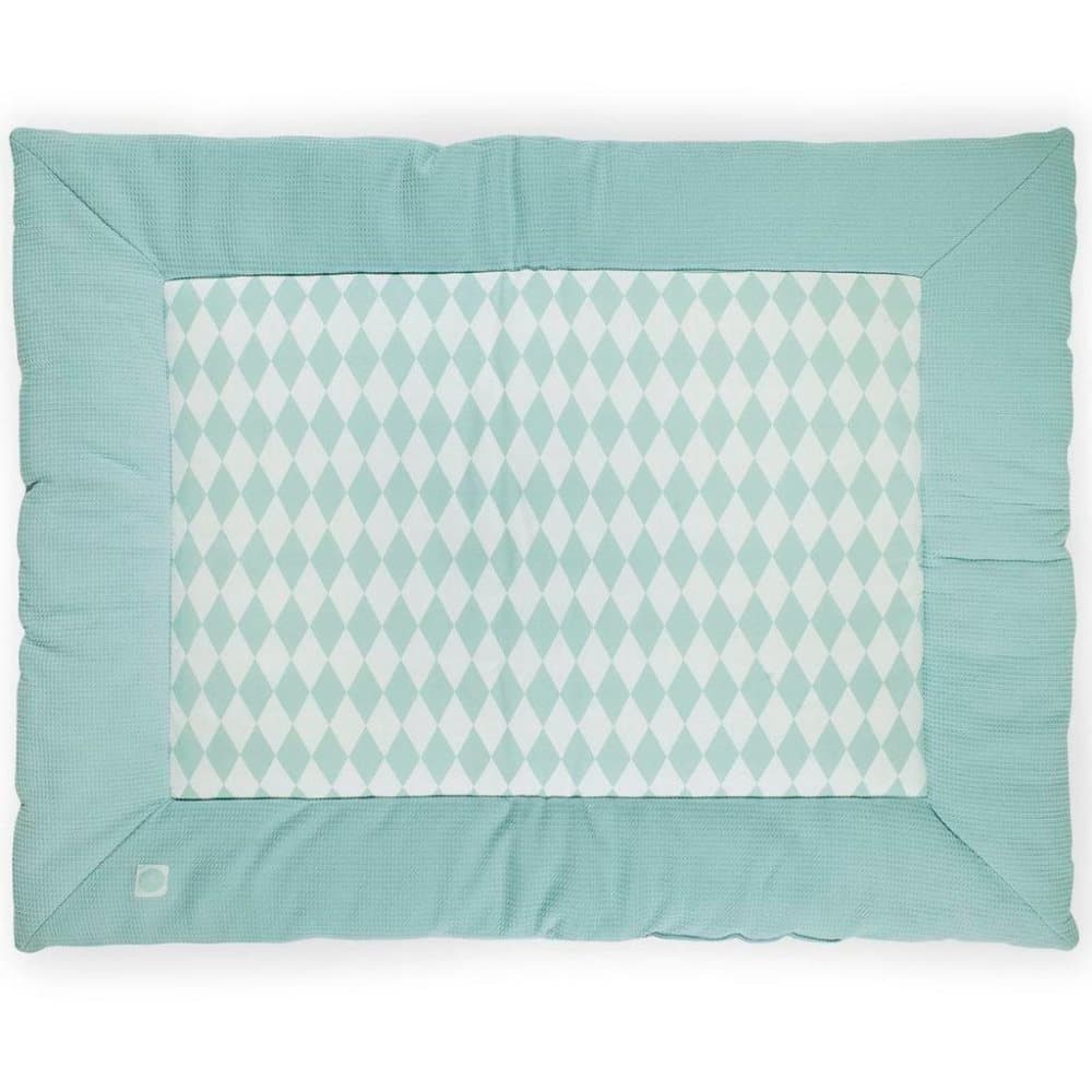 Jollein vattæppe til kravlegård 80 x 100 cm vaflet tekstil grøn 017-513-65071