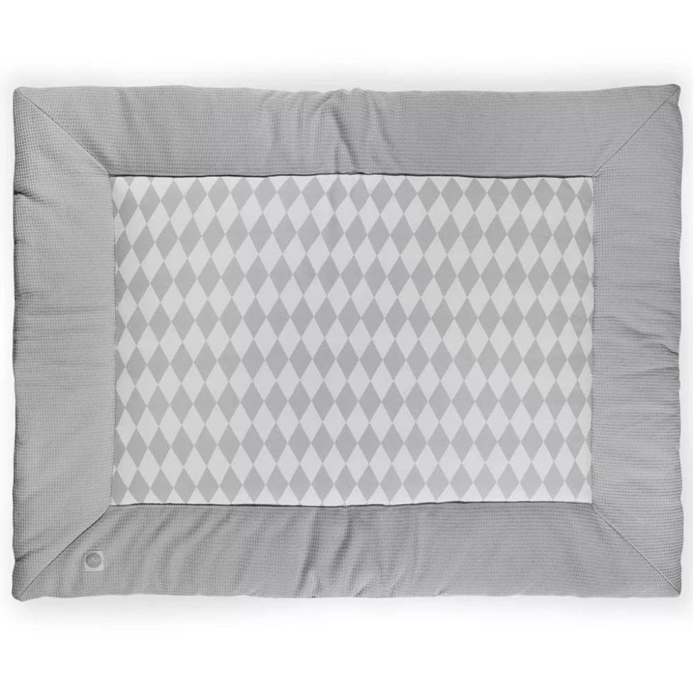 Jollein vattæppe til kravlegård 80 x 100 cm vaflet tekstil grå 017-513-65072