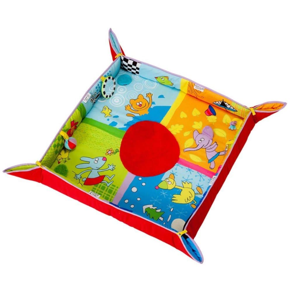 Taf Toys babyaktivitetsmåtte fire årstider 100x100 cm 11185