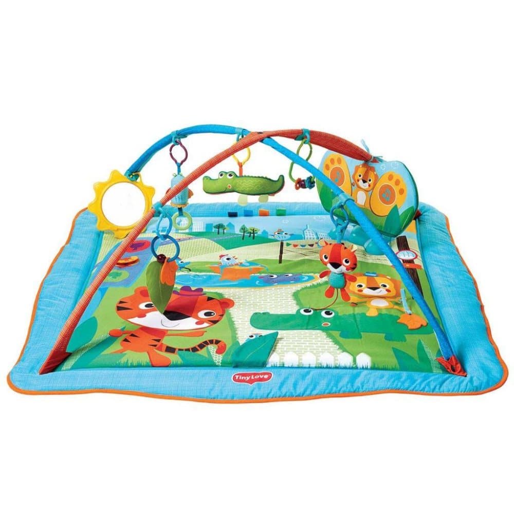 Tiny Love Gymini legemåtte Kick & Play City Safari 114 x 106 x 39 cm