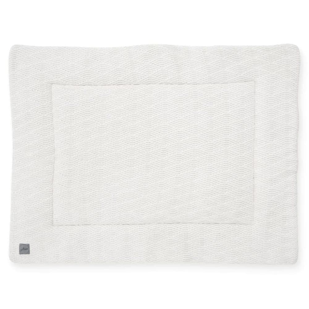 Jollein vattæppe til kravlegård River Knit 80 x 100 cm cremehvid
