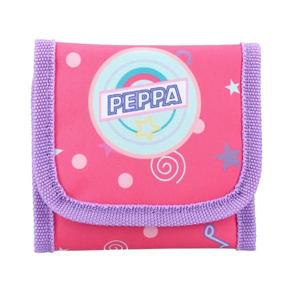ZTR Plånbok Wallet 10x10cm Peppa Pig Greta Gris Lila