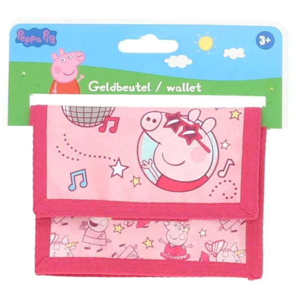 Leksaker Plånbok Barn Wallet 14x10cm PIPA7000 PEPPA PIG GRETA GRIS ROSA