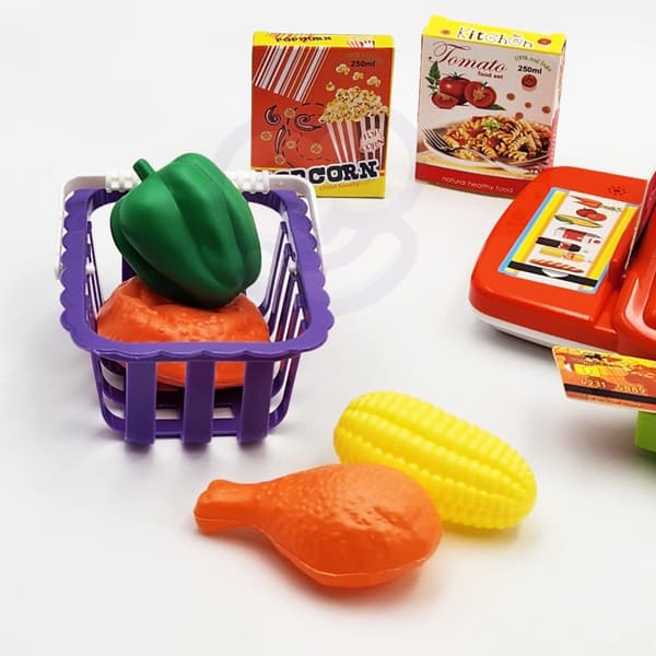 WOOPIE BABY kasseapparat med lommeregner og tilbehør