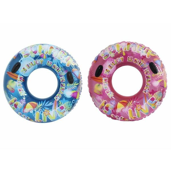 Oppustelig flydende donut The summer is fun