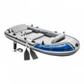 Miniatyrbillede 1 af 6: Oppusteligt Skib Intex Excursion 5 Blå Hvid 366 x 43 x 168 cm