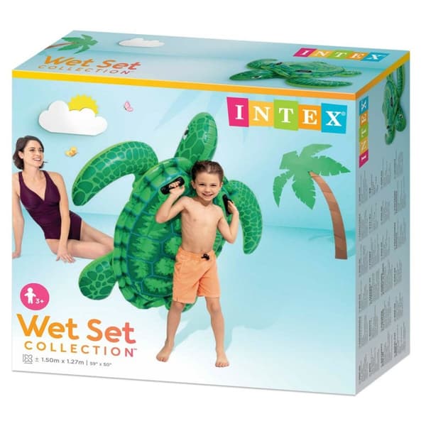 Oppustelig Figur til Pool Intex Skildpadde 150 x 30 x 127 cm (6 enheder)