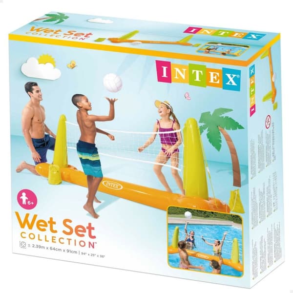 Pool volleyball sæt Intex 239 x 91 x 64 cm (6 enheder)