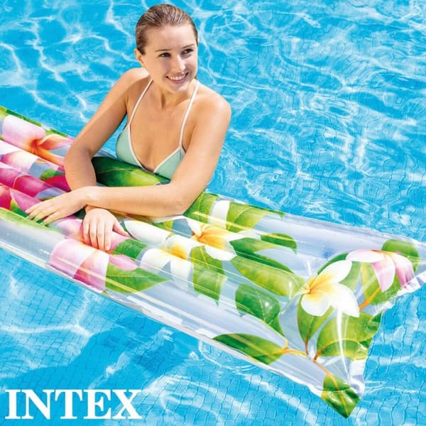 Luftmadras Intex Tropisk 183 x 14 x 69 cm (24 enheder)