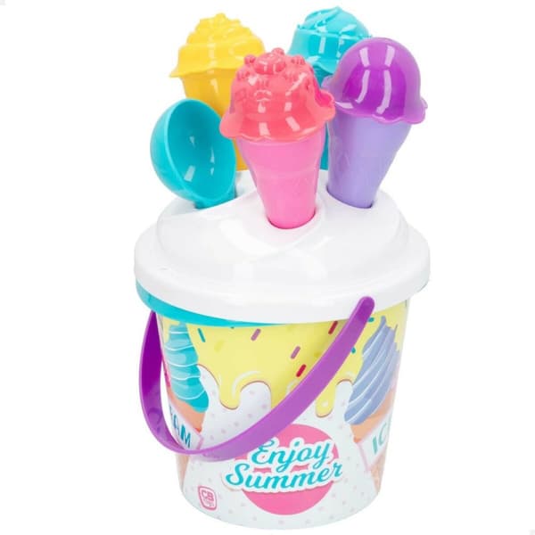 Rantalelusetti Colorbaby Ø 18 cm 11 Kappaletta Jäätelö polypropeeni (15 osaa)