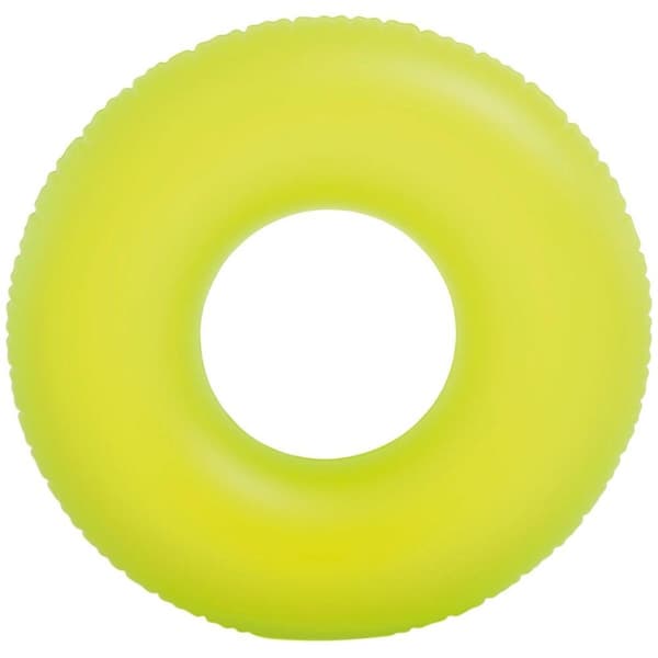 Oppustelig flydende donut Intex Neon 91 x 91 cm (24 enheder)
