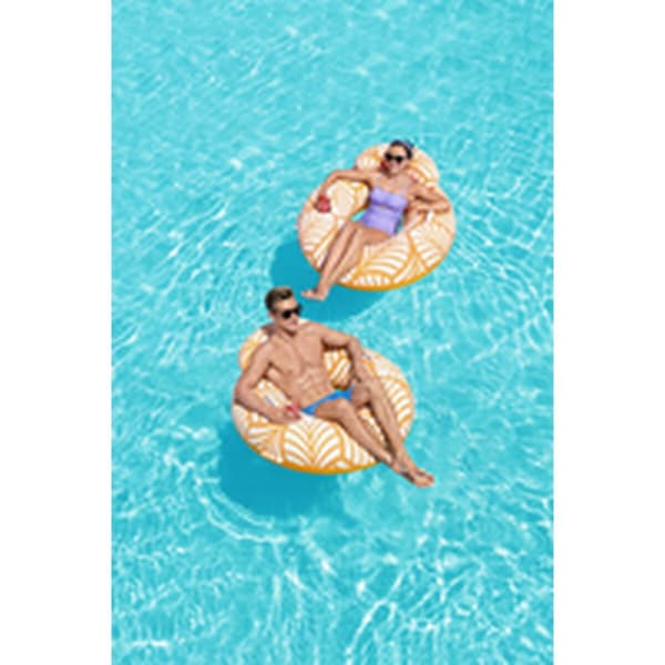 Oppustelig poolstol Bestway Deluxe 118 x 117 cm Orange