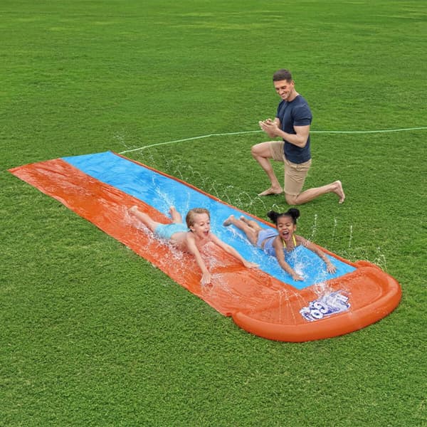 Vandrutschebane Bestway 488 x 138 cm Glidning Dobbelt