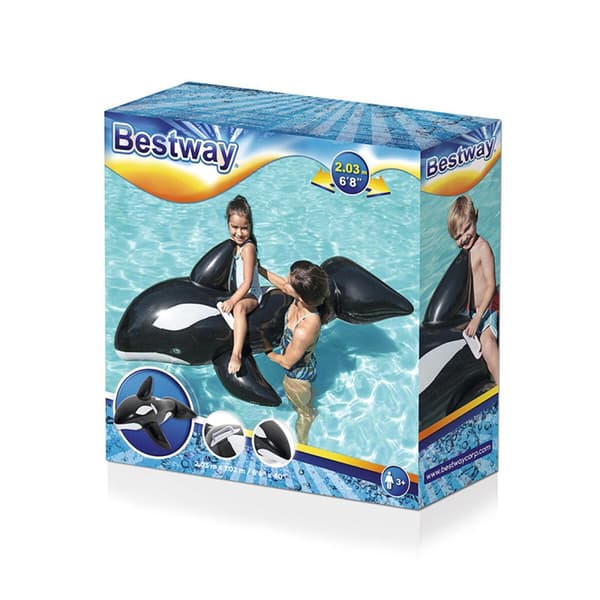 Oppustelig Figur til Pool Bestway Hval 203 x 102 cm