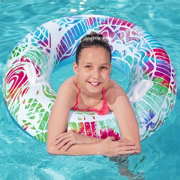 Uppblåsbar poolflotta Bestway Ø 91 cm