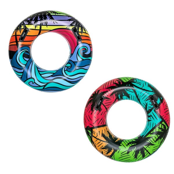Uppblåsbar poolflotta Bestway Ø 91 cm Multicolour