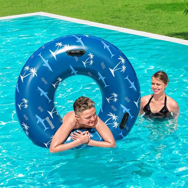Uppblåsbar poolflotta Bestway Ø 119 cm Multicolour