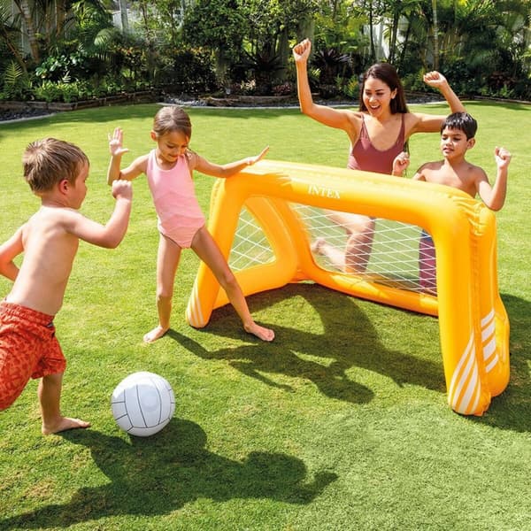 Uppblåsbart mål Intex Orange