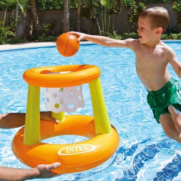 Uppblåsbar spel Intex Basketkorg 67 x 55 x 67 cm (12 antal)