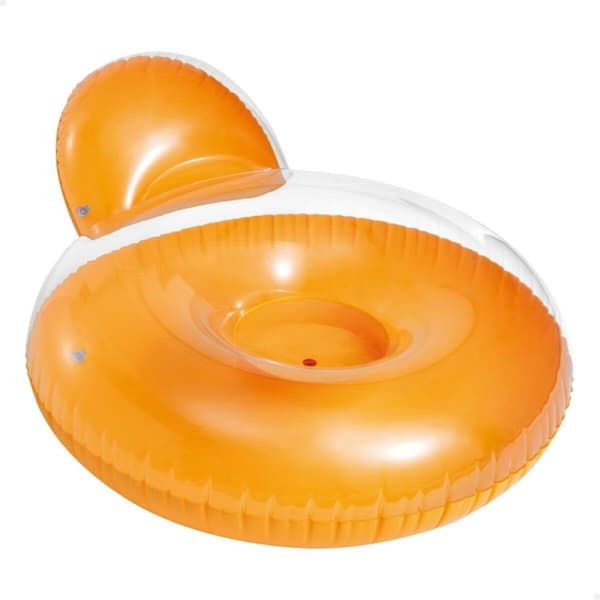 Uppblåsbar stol för pool Intex Rund 137 x 122 cm