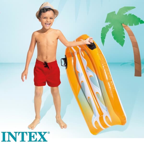 Upplåsbar bassängmadrass Intex Joy Rider 62 x 112 cm Surfbräda (12 antal)