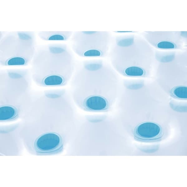 Bestway Dubbel Uppblåsbar Flyter Glas 193x142 cm Strand och Pool 43055