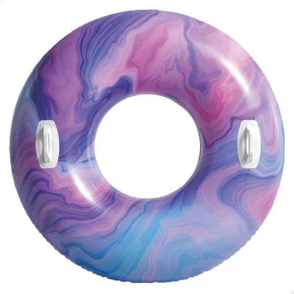 Uppblåsbar poolflotta Intex Med handtag Ø 91 cm Multicolour