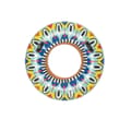 Miniatyrbild 1 av 3: Bestway Flytande uppblåsbar flotte med handtag Azteka D107 cm +12 år strand och pool 36294