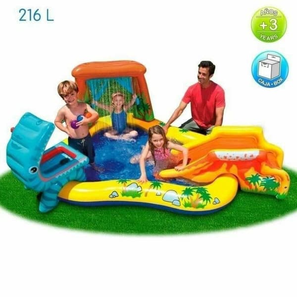 Uppblåsbar plaskpool för barn Intex 57444 (249 x 191 x 109 cm) - 216L