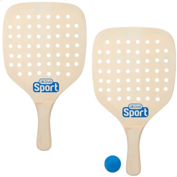 Strandspadar med boll Aktive 22 x 39 cm (6 antal)